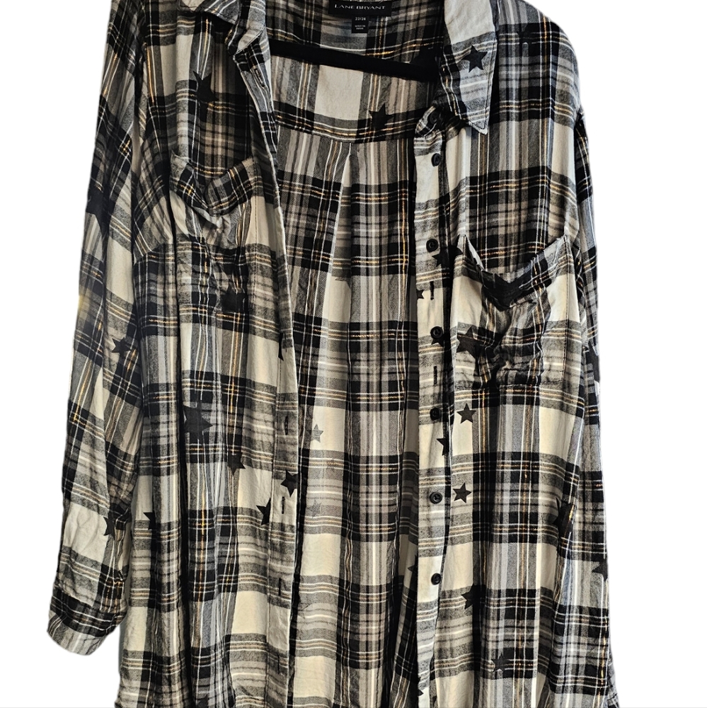 Lane Bryant Plaid Shirt